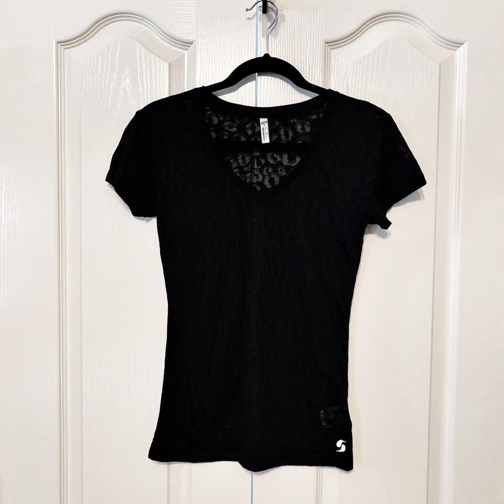 Soffe woman’s black lightweight top size xs
